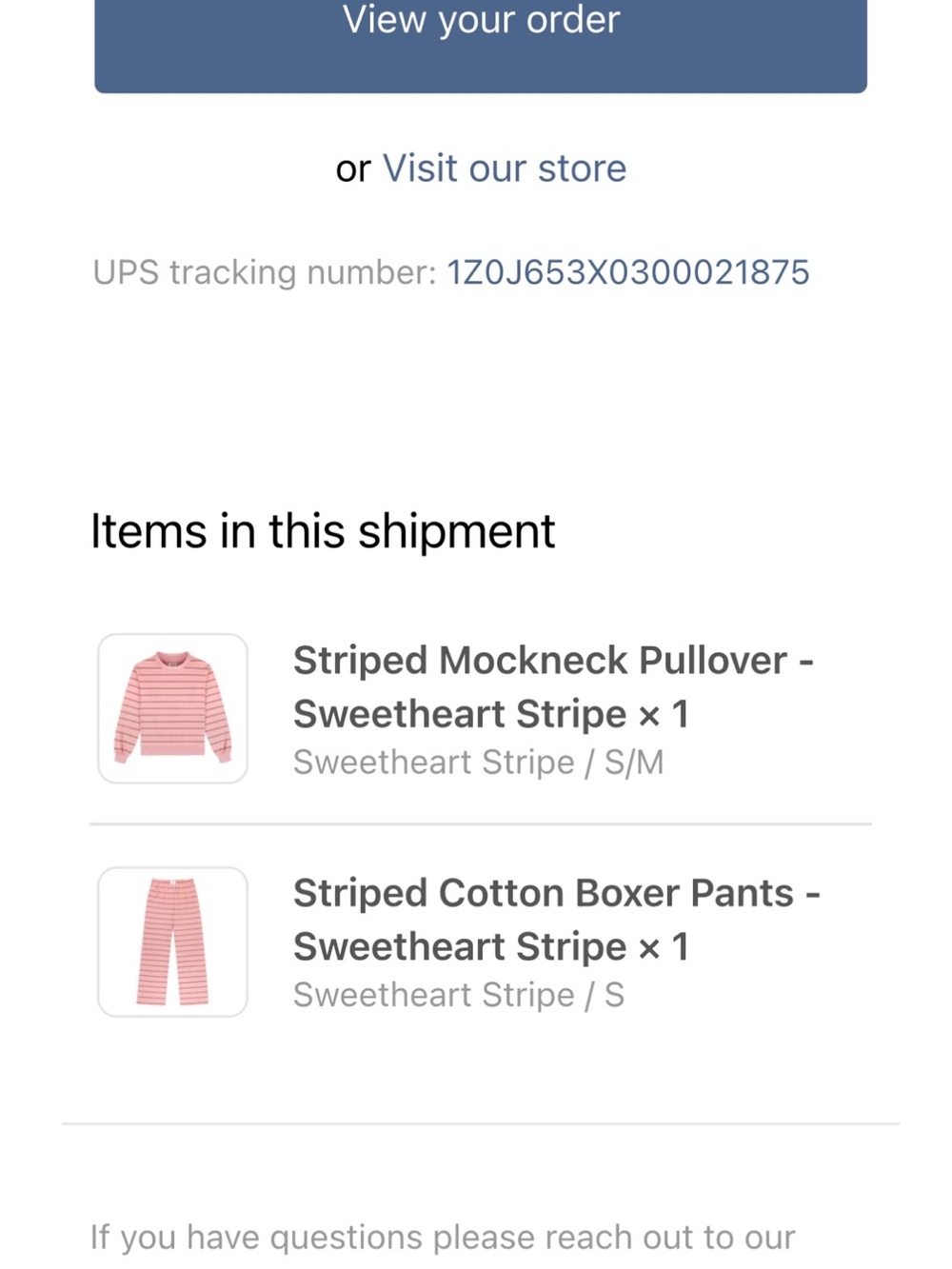 Striped Cotton Straight-Leg Pants in Pink